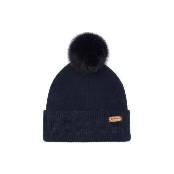 BARBOUR Acrylic Fiber Beanies Women's Blue