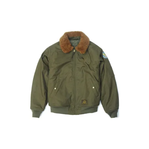 AKCLUB Vintage Collection Puffer Jackets Men Army Green