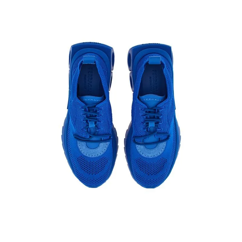 FERRAGAMO Low Top Casual Shoes Women's Blue-3