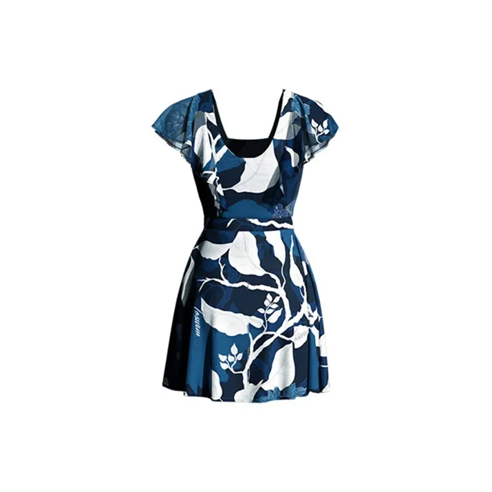 TOSWIM One Piece Swimsuits Women's Floral Dark Shadow-1
