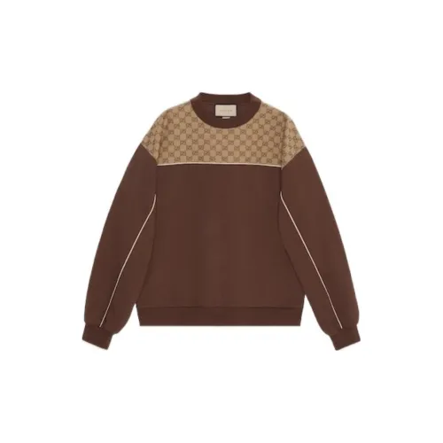 GUCCI Sweatshirts Men Brown