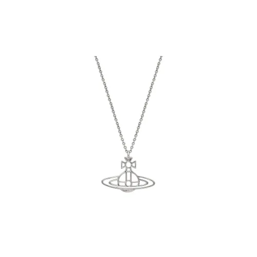 Vivienne Westwood Brass Necklaces Unisex Silver