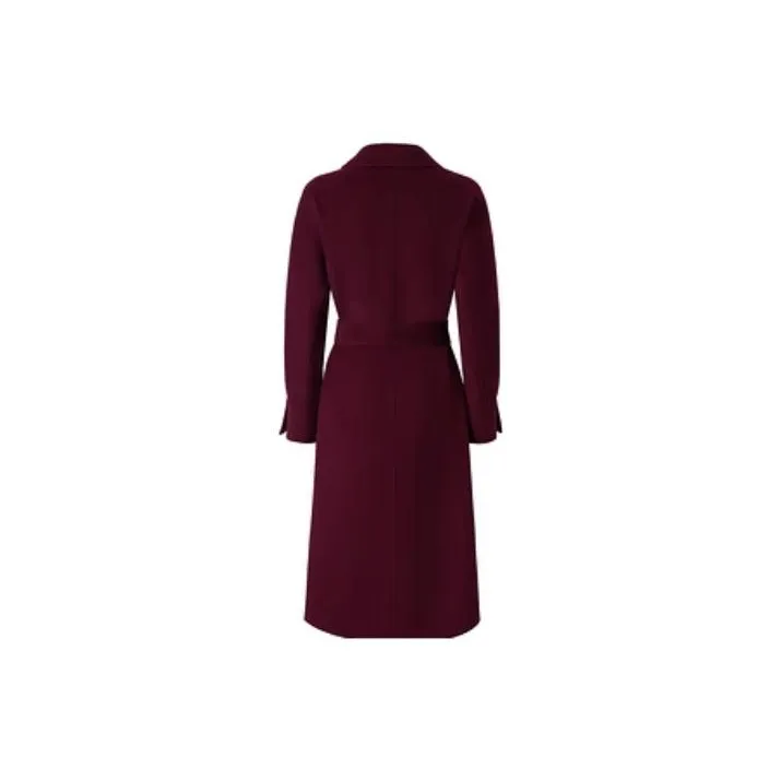 JZ. ANNAKRO Coats Women's Burgundy-1