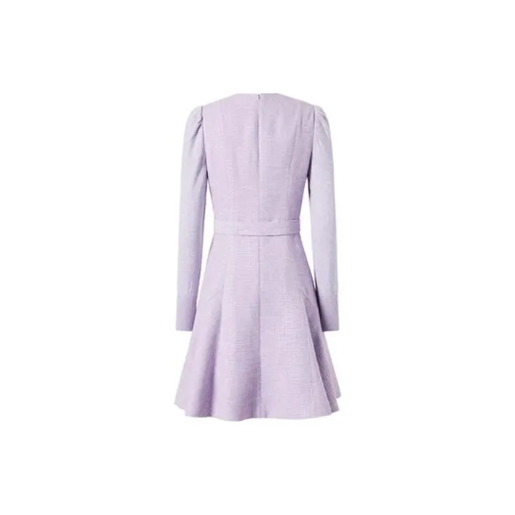 JZ. ANNAKRO Long Sleeved Dresses Women's Purple-1