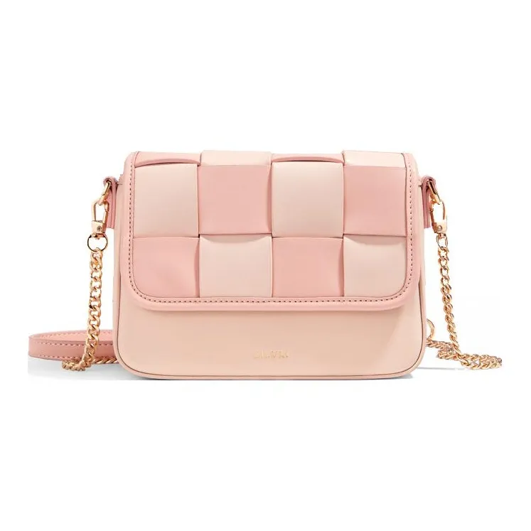 AILUXI PU Small Square Bag Crossbody Bags Mini Women's Pink-11