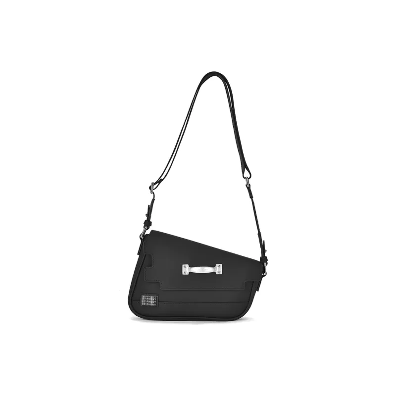 EPIPHQNY Skin Feel Material Shoulder Bag Unisex Black-11