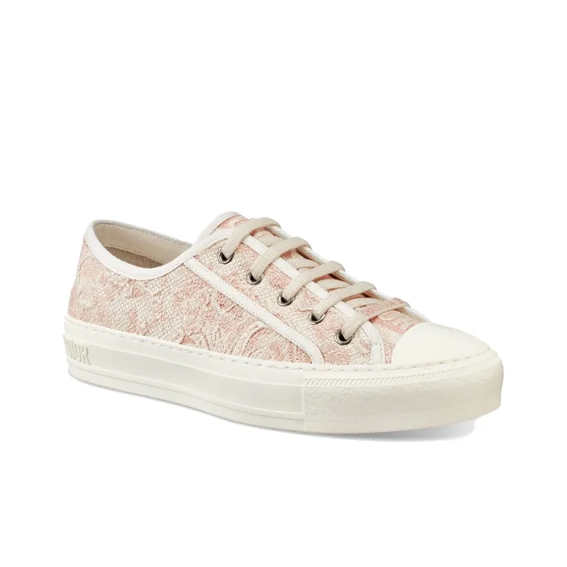DIOR Walk'n'Dior Toile De Jouy Low Top Stylish Skateboarding Shoes Women's Light Pink-2