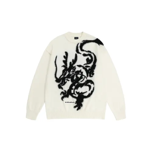 BJHG dragon motif Unisex Sweater