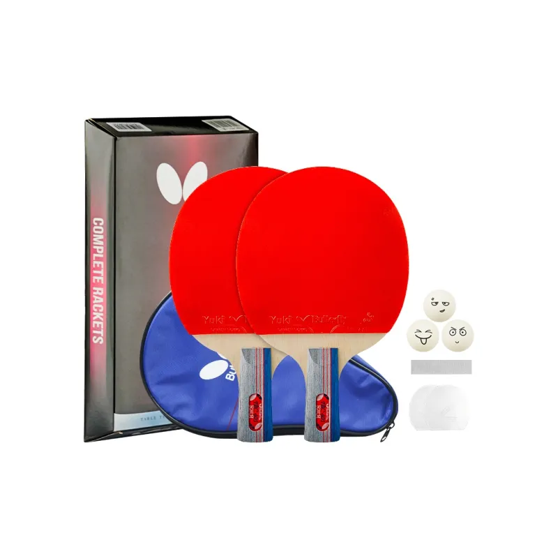 Butterfly Ping Pong Paddles Unisex Pure Wood Black Red-13