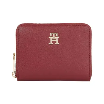 Tommy Hilfiger Recycled Polyester Wallet Medium Size Women's Red