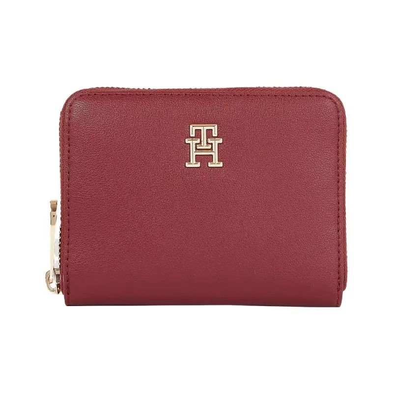 Tommy Hilfiger Recycled Polyester Wallet Medium Size Women's Red-0