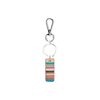 Paul Smith Signature Stripe Tag Keyring