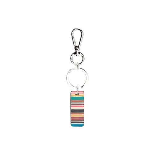 Paul Smith Signature Stripe Tag Keyring
