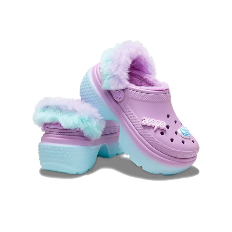 Crocs X Aespa Clogs 'Lilac Blue'-6