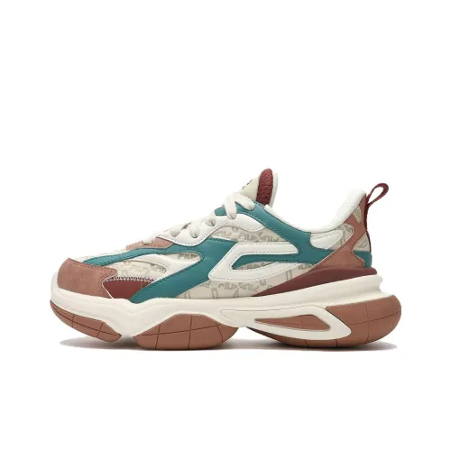 FILA Daddy Shoes 'White Brown Green' Women's