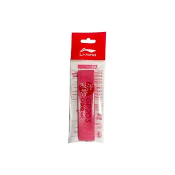 LiNing Badminton Grip Tape Rose Red PU Thin 1 Pack