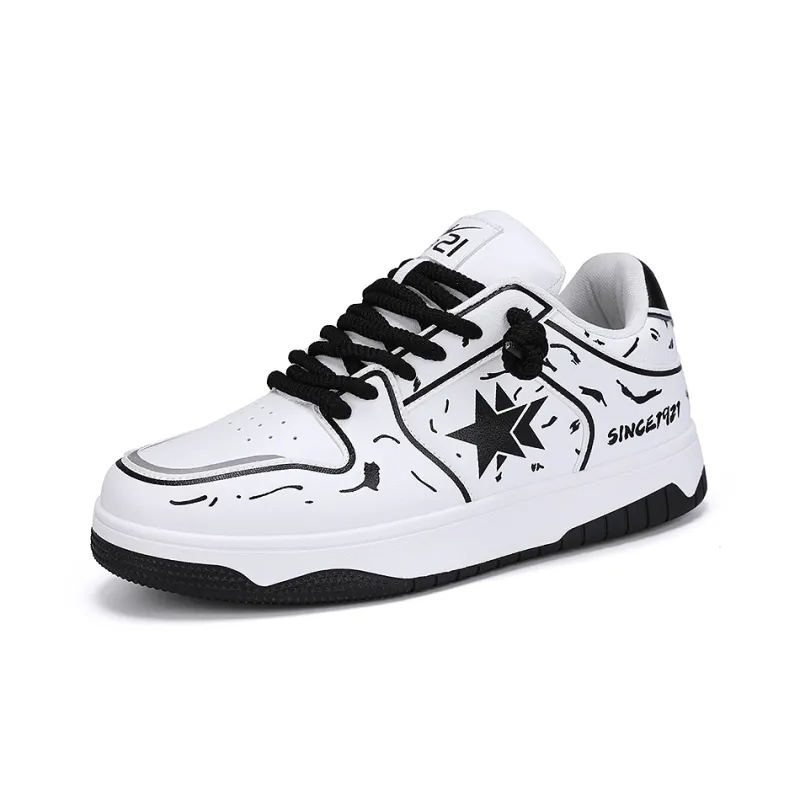 DOUBLE STAR 88 Slip Resistant Cushioning Abrasion Resistant Lightweight Breathable Low Top Skateboard Shoes Unisex-19