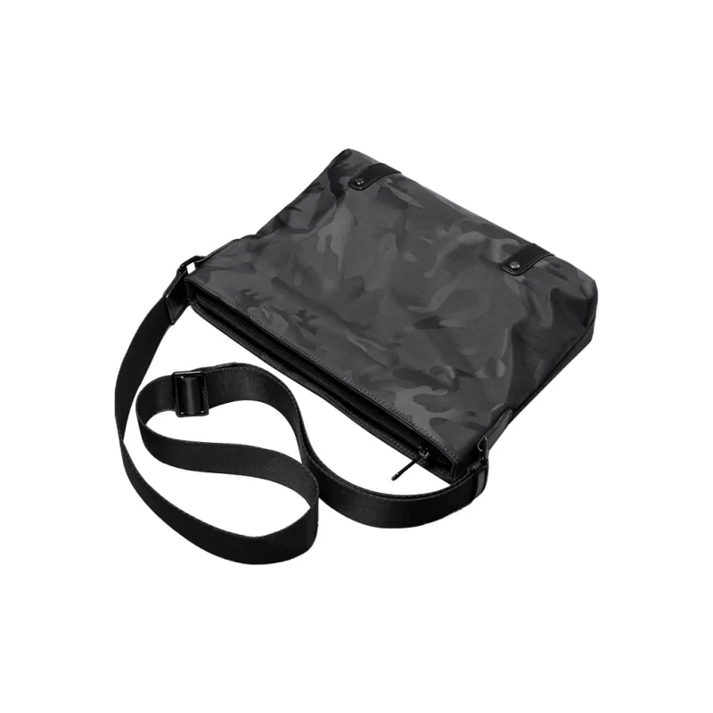 BJIAX Nylon Casual Backpack Crossbody Bag Shoulder Bag Unisex Blue Camouflage/Black Camouflage/Black-17