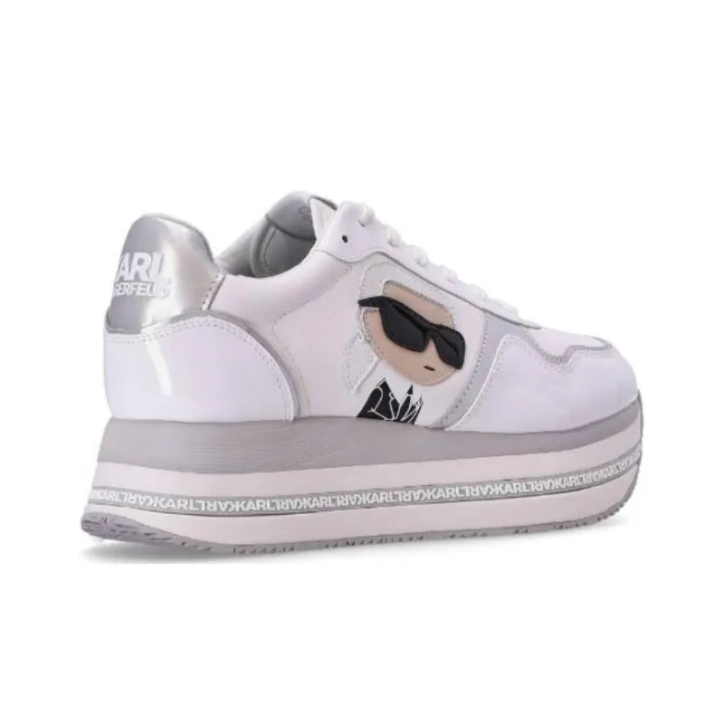 KARL LAGERFELD Velocita II Platform Sneakers-3