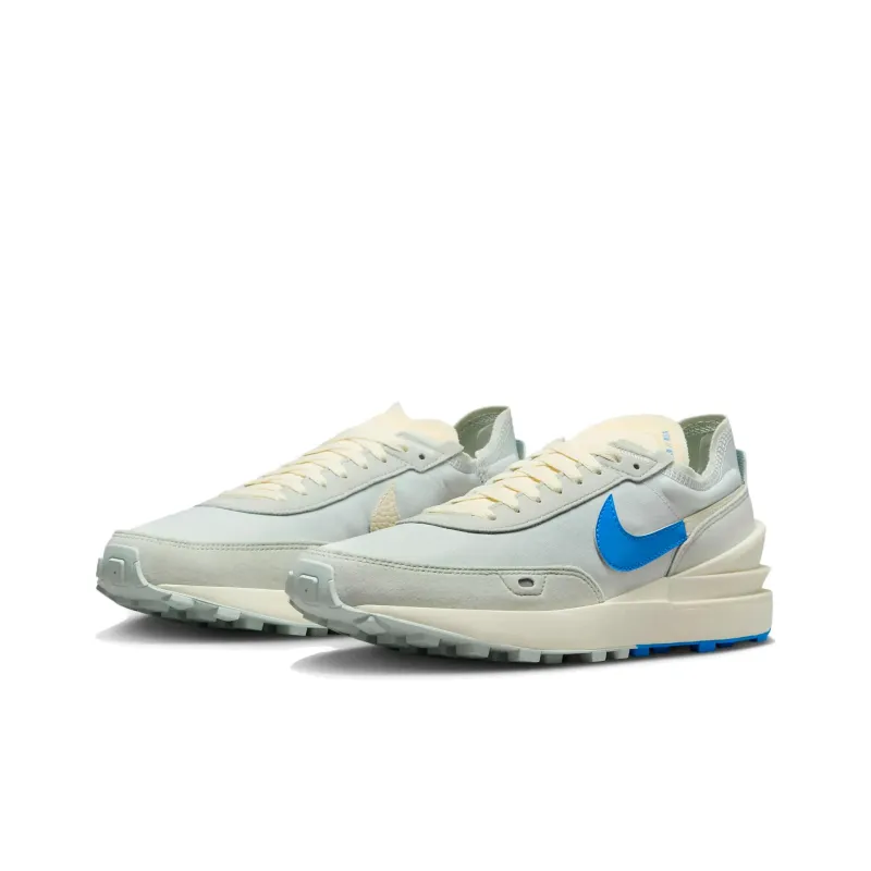 Nike Waffle One Se 'Split   Light Silver Photo Blue'-2