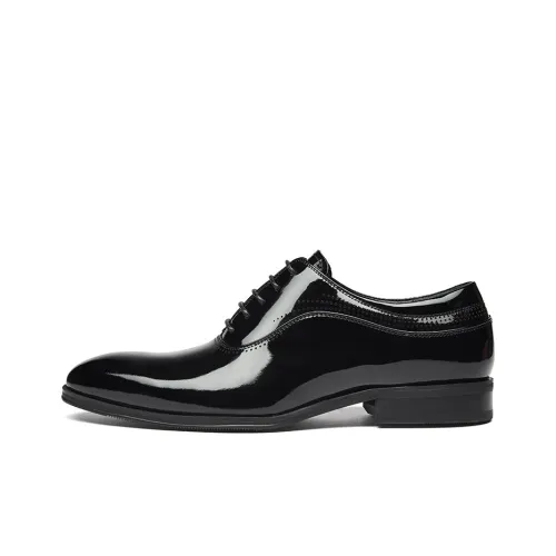 KANGNAI Dress Shoes Men Low-Top