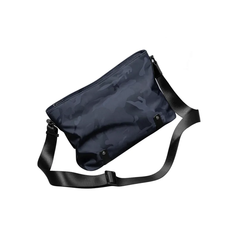 BJIAX Nylon Casual Backpack Crossbody Bag Shoulder Bag Unisex Blue Camouflage/Black Camouflage/Black-4