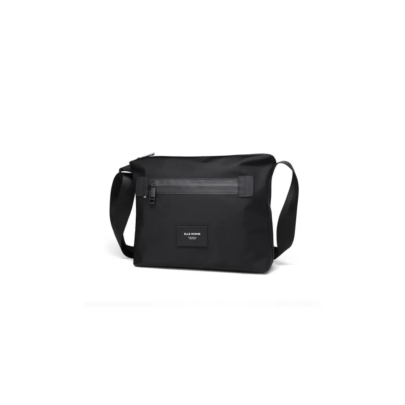 ELLE HOMME Fabric Shoulder Bag Crossbody Bag Regular Men's Black-1