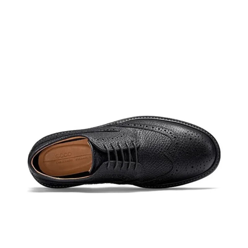 Ecco Metropole London Perforated Leather Brogues-3