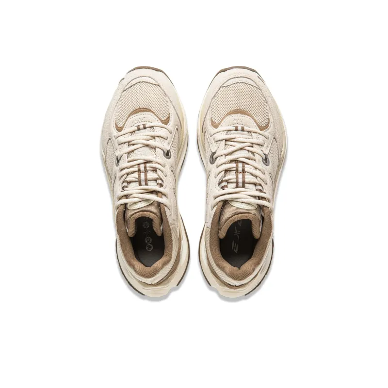 LiNing Beyond Infinity Anti-Slip Wear-Resistant Low-Top Casual Shoes Women's Light Brown-3