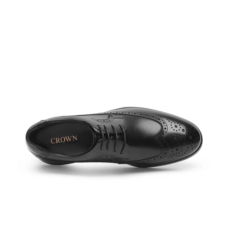 CROWN Dress Shoes Men's One Yard Larger-7