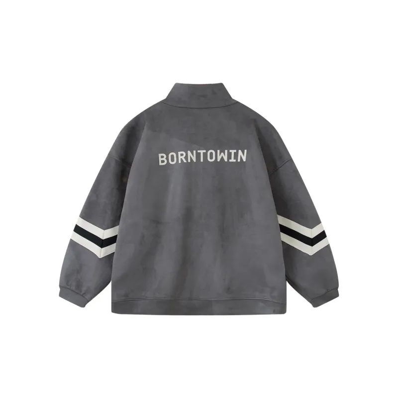BTW Jackets Unisex Gray-1