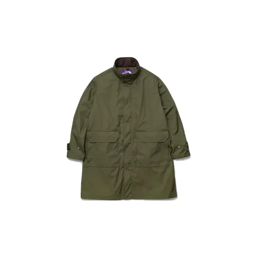 THE NORTH FACE PURPLE LABEL Trench Coats Men Olive Green