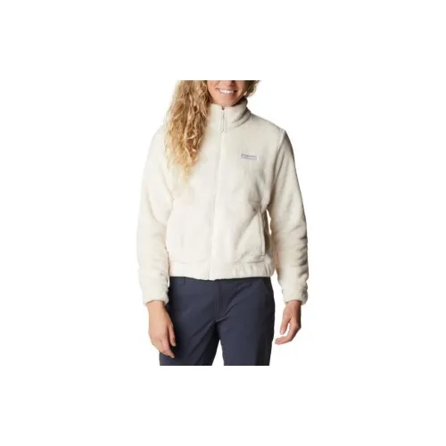 Columbia Velvet Jackets Women's White