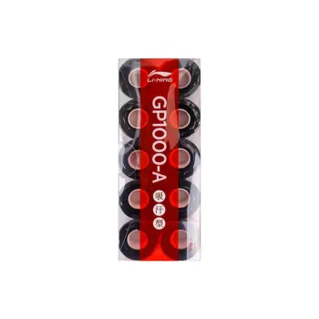 LiNing Badminton Grip Tape Black Polyurethane Thin GP1000 A