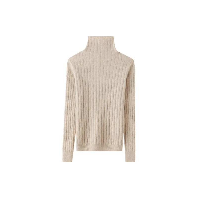 H YXIANG Cashmere Sweaters Women's-4