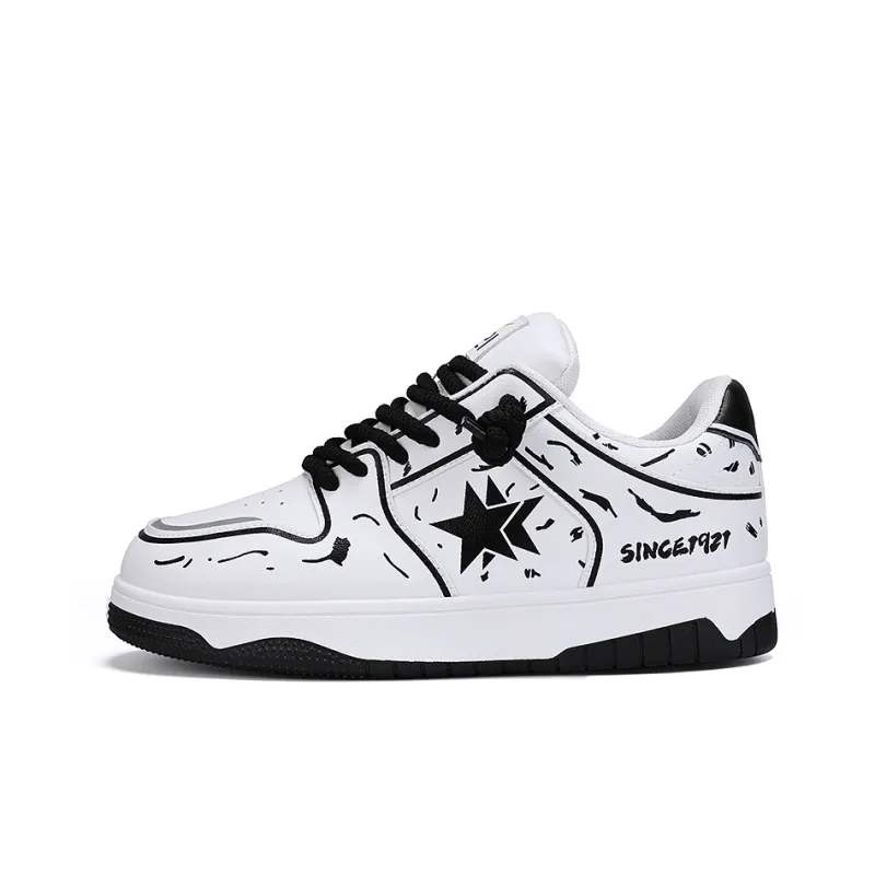 DOUBLE STAR 88 Slip Resistant Cushioning Abrasion Resistant Lightweight Breathable Low Top Skateboard Shoes Unisex-18