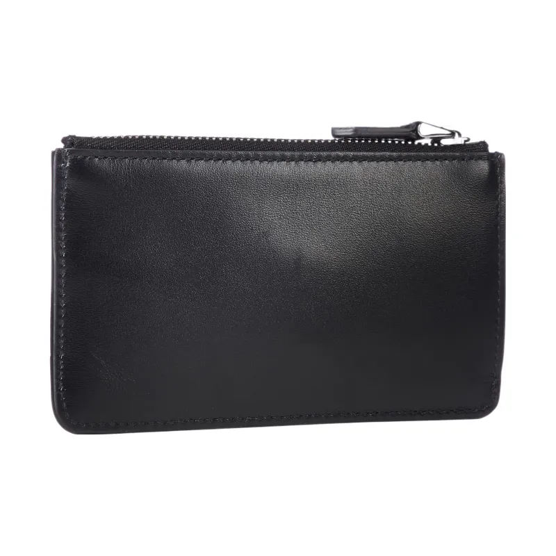 BVLGARI Leather Wallet Men's Black-1