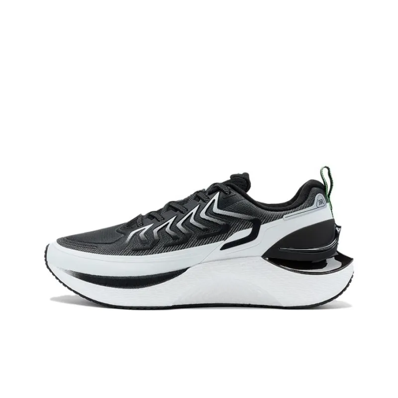 XTEP Wind And Fire 27 Generations Cushioning Wear Resistant Low Top Running Shoes Men's Black Sail White-0