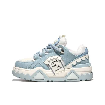 DY Red Eye Collection Puffy Shoes Unisex Blue White