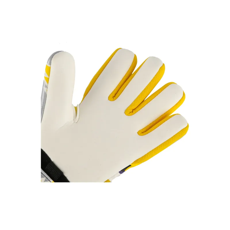 MYOKIA Goalkeeper Gloves Unisex White/Yellow/Blue-3