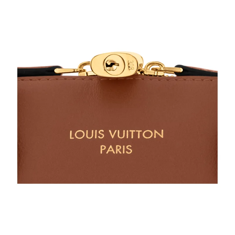 LOUIS VUITTON Cow Leather Shoulder Bag, Crossbody Bag, Handbag Regular Women's Brown-5