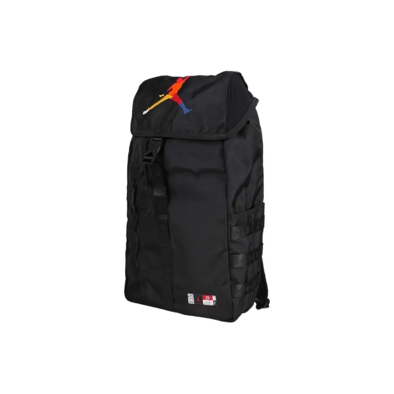 Jordan Polyester Basketball Bags Laptop Bags Backpack Regular Unisex Black-3