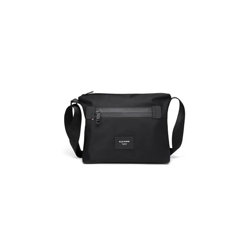ELLE HOMME Fabric Shoulder Bag Crossbody Bag Regular Men's Black-0