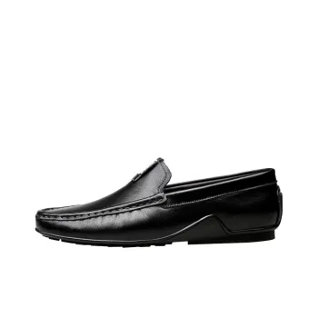 CKVUSAMG Gommino Loafers Unisex Black/White