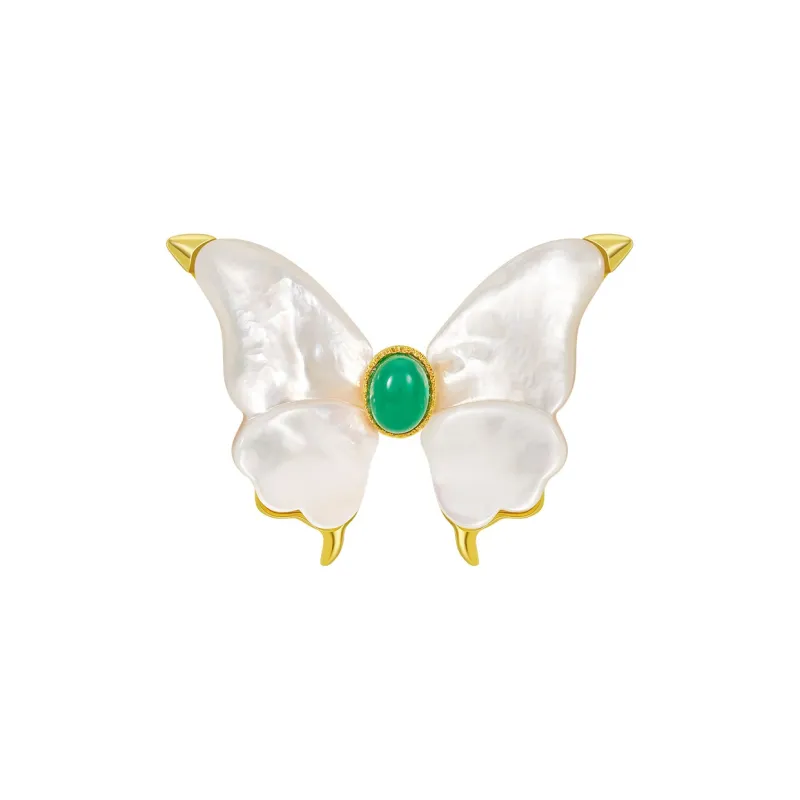 JAY White Shells Brooches Women's-0