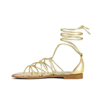 STEVE MADDEN Roman Sandals Women's Gold