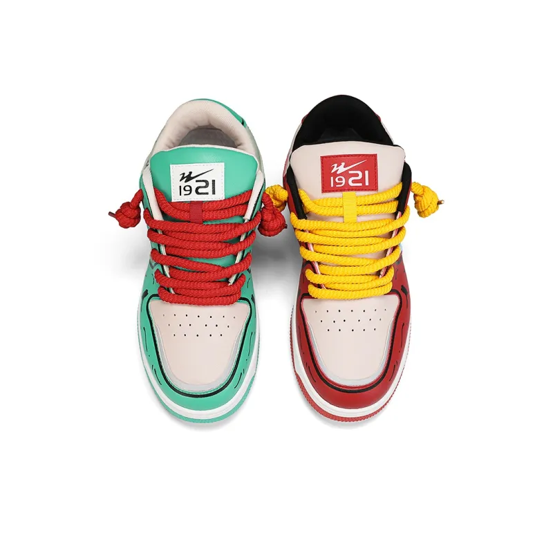 DOUBLE STAR 88 Slip Resistant Cushioning Abrasion Resistant Lightweight Breathable Low Top Skateboard Shoes Unisex-4