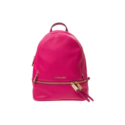 MICHAEL KORS Cow Leather Backpack Women's Pink