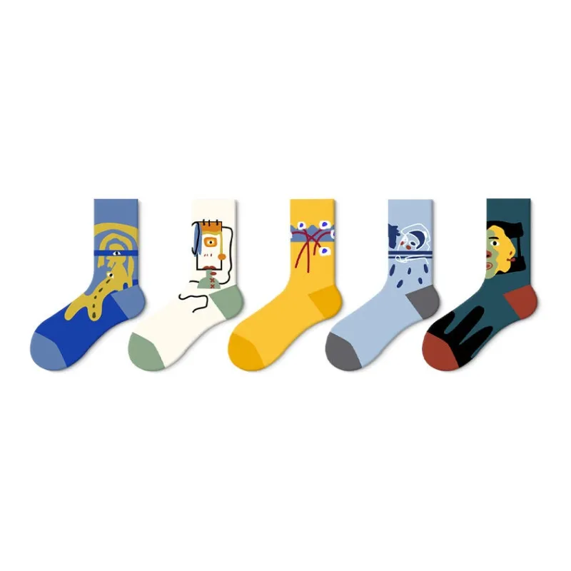 JKN Unisex Mid Calf Socks-8