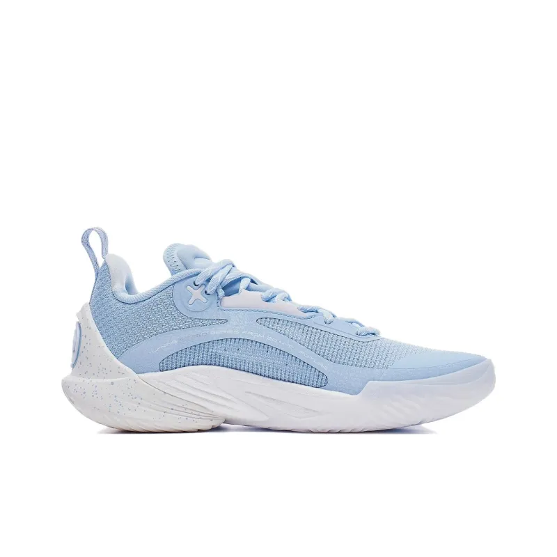 LiNing Speed 10 Shock Absorbers Slip Resistant, Abrasion Resistant, Breathable Low Top Basketball Shoes Men's Blue-1
